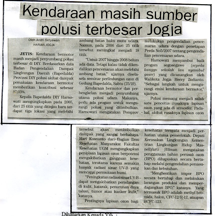 Kliping jogja terbaru